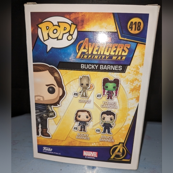 Avengers Infinity Was Bucky Barnes Funko Pop - Picture 2 of 2